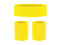 Opaski neonowe żółte Disco lata 80-te - 3 szt.