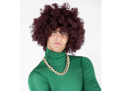 Peruka afro brązowa - 1 szt.