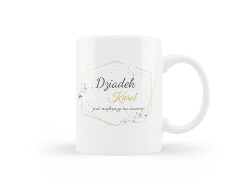 Kubek personalizowany na dzień dziadka - 330ml
