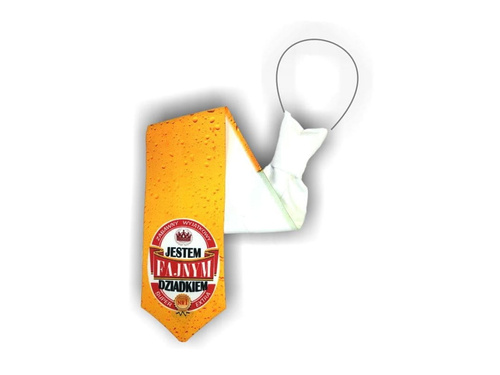 Krawat Jestem fajnym dziadkiem