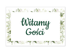 Plakat Weselny - 90x60 cm