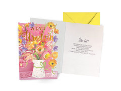 Kartka urodzinowa - 16.6 x 11.7 cm - 1 szt.