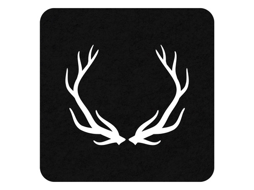 Podstawka kwadratowa pod kubek - Renifer - 10 cm - 4 szt.