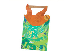 Torebki papierowe Leniwiec -  26cm x 15cm - 5 szt.