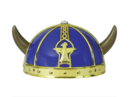 Hełm Wikinga niebieski - 1 szt.
