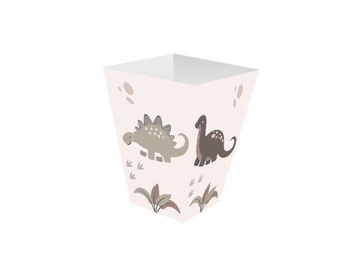 Pudełka na popcorn Dinozaury - 6 szt.