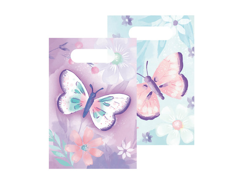 Torebki prezentowe Motylki - 8 szt.