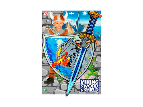Zestaw Dragon Viking - miecz i tarcza z pianki