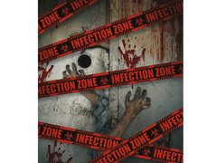 Dekoracja Taśma Infection Zone - 6 m - 1 szt.