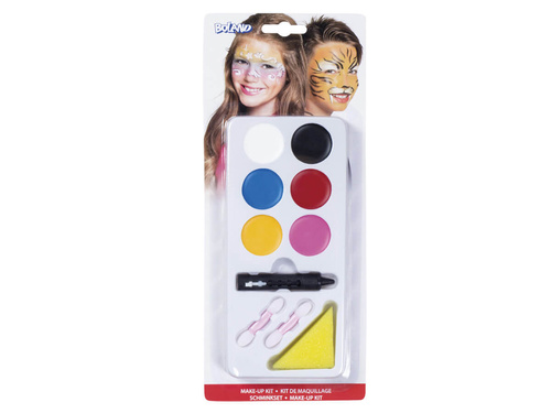 Zestaw farbek do malowania twarzy - 6 kolorów