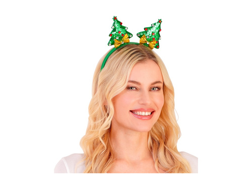 Opaska na głowę choinka