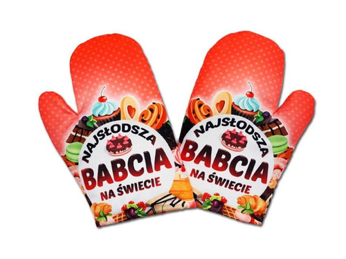 Rękawica kuchenna Najsłodsza babcia na świecie