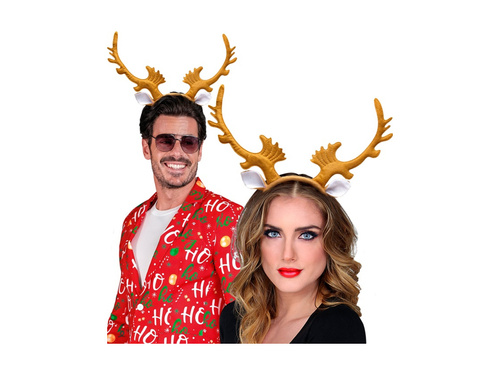 Opaska na głowę rogi renifera