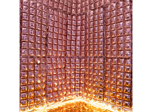 Balon foliowy kurtyna różowe złoto - 55 x 110 cm - 1 szt.