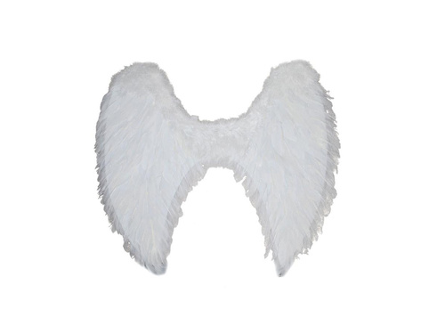 Skrzydła anioła białe - 65 x 65 cm - 1 szt.
