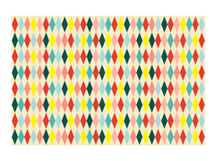 Obrus w Romby - 120 x 180 cm - 1 szt.