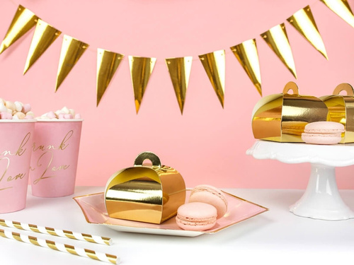 Pudełeczka dla gości złote - 10 szt.