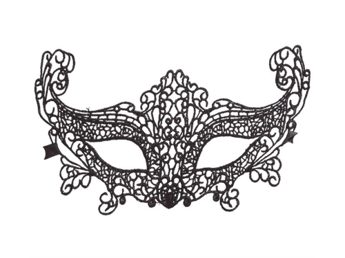 Maska karnawałowa koronkowa - 1 szt.