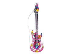 Dmuchaniec Gitara z kwiatami - 105 cm - 1 szt.