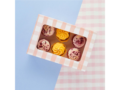 Ozdobne pudełka na babeczki - 16cm x 24cm - 1 szt.