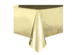 Obrus złoty metaliczny - 137 x 274 cm - 1 szt.