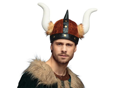 Hełm Wikinga z rogami - 1 szt.