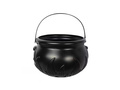Wiaderko kociołek czarne na Halloween - 13 cm - 1 szt.