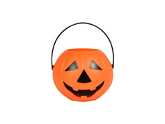 Wiaderko Dynia na Halloween  - 18 cm - 1 szt.