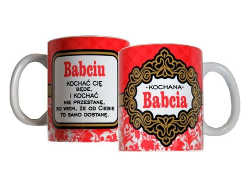 Kubek z napisem Kochana Babcia