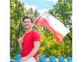 Polska flaga narodowa - 60 x 90 cm - 1 szt.