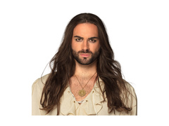 Metalowy naszyjnik amulet piracki