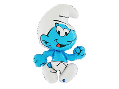 Balon foliowy Smerf - 54x80 cm - 1 szt.