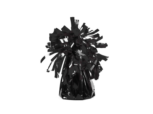 Obciążnik foliowy do balonów napełnionych helem - czarny - 100 g.