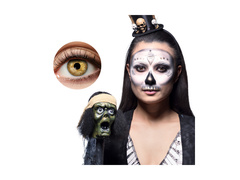 Soczewki kontaktowe Voodoo Spiral - 12-miesięczne