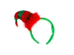 Opaska z cekinową czapeczką Elfa - 1 szt.