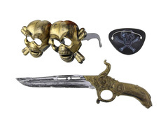 Zestaw akcesoriów Pirata - 3 elementy