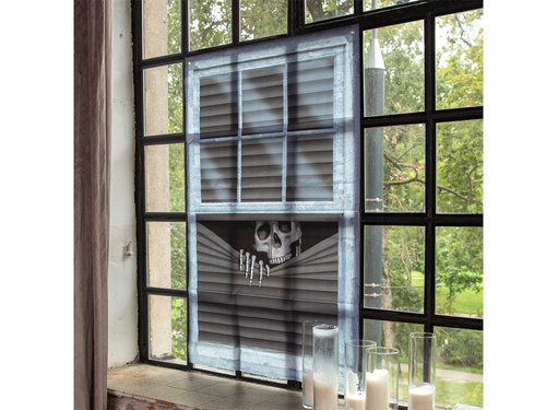 Dekoracja na okno Szkielet - 80x120 cm - 1 szt.