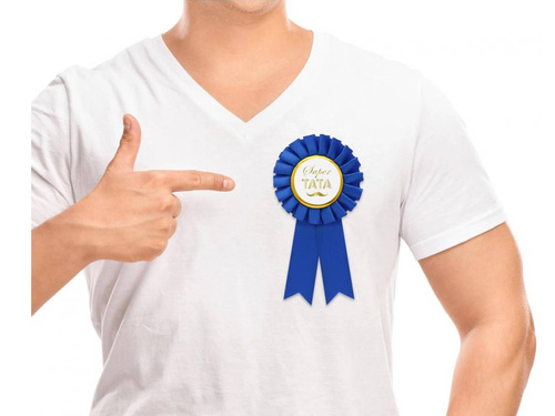 Kotylion Super Tata niebieski - 15,5 cm - 1 szt.