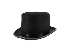 Kapelusz cylinder czarny - 1 szt.