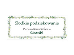 Naklejki personalizowane na pudełka na ciasto - 8 szt.