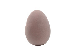 Jajko wielkanocne flokowane różowe - 10 cm - 1 szt.