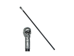 Składana laska z czaszką - 105 cm