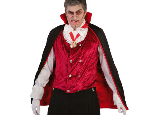 Kostium Peleryna Wampira czarna