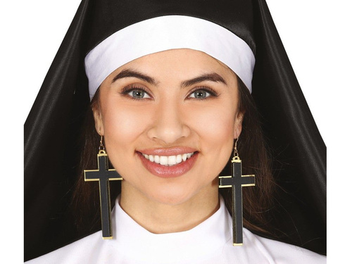 Kolczyki krzyże na Halloween - 1 szt.