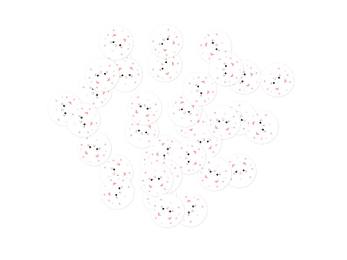 Konfetti urodzinowe Słodki Kotek - 36 szt.