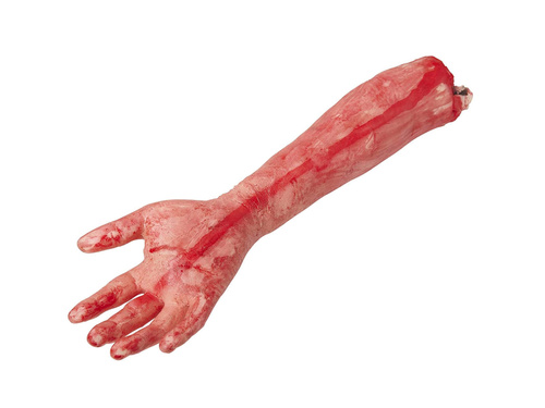 Odcięta zakrwawiona ręka - 1 szt.