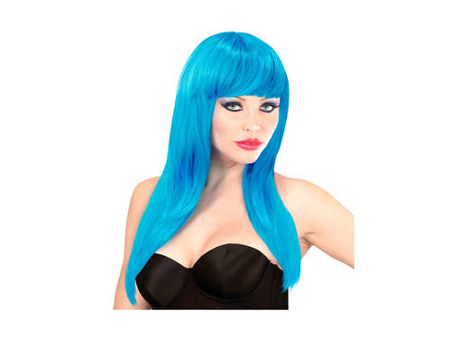 Błękitna peruka Vogue