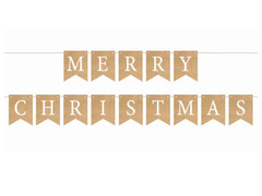 Baner flagi Merry Christmas - 250 cm - 1 szt.