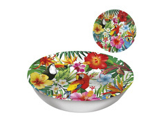 Miseczka hawajska Tropikalne Ptaki - 32 cm - 1 szt.