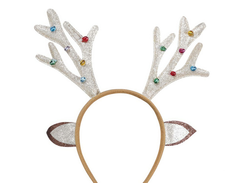 Opaska Rogi Renifera z uszami - 1 szt.